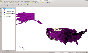 UNSD in QGIS