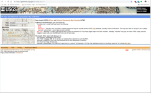 USGS Historic Maps Search
