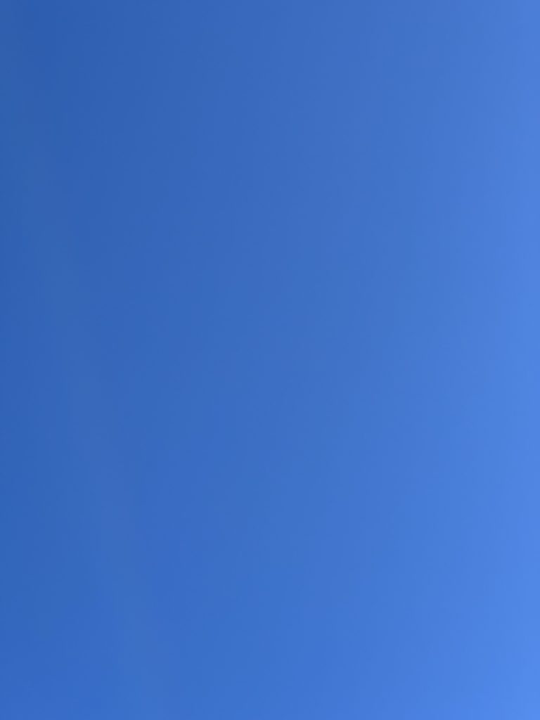 Example image of a clear blue sky